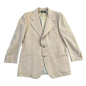 Pierre Cardin Vintage Men's Cream Blazer